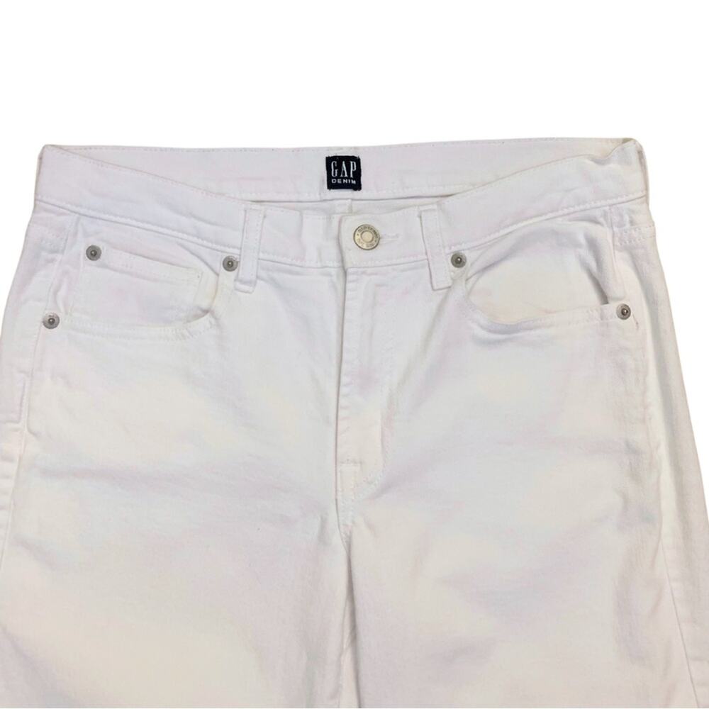 Gap White Wash True Skinny Jeans Size 29 Stretch Fitted Denim Coastal Summer - Picture 3 of 9